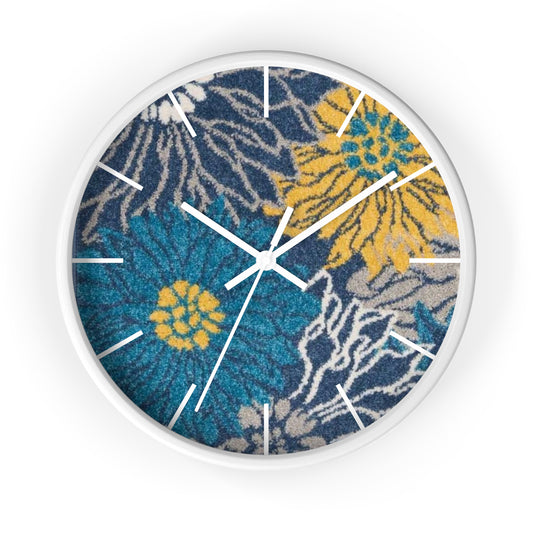 Big Flower Power Wall Clock