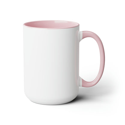 Two-Tone Coffee Mugs, 15oz