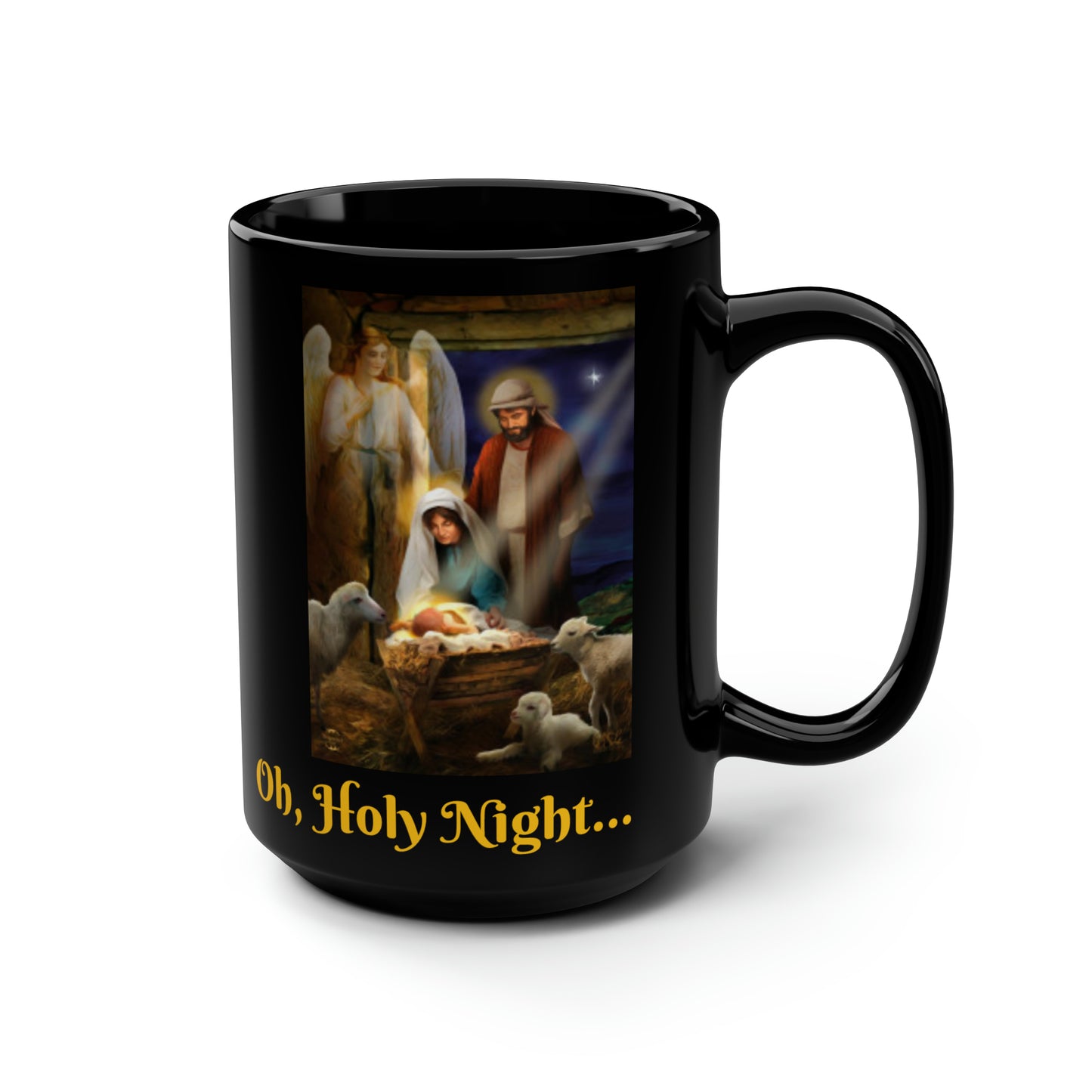 Oh, Holy Night Christmas Mug, 15oz