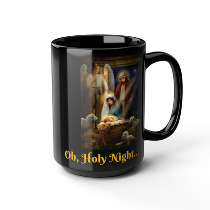 Oh, Holy Night Christmas Mug, 15oz