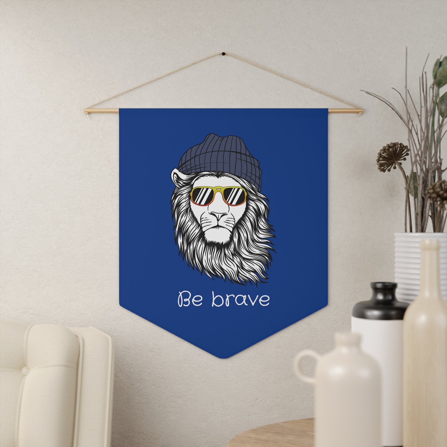 Blue Brave Pennant