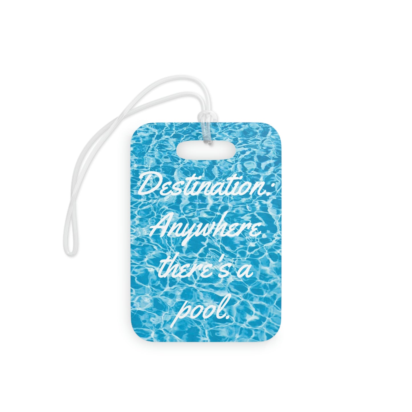 Swim/Pool Themed Luggage Tags