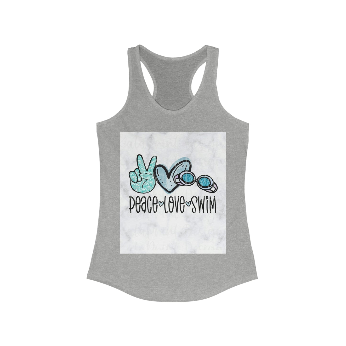 Swimmers T-Shirt: Women's Ideal Racerback Tank