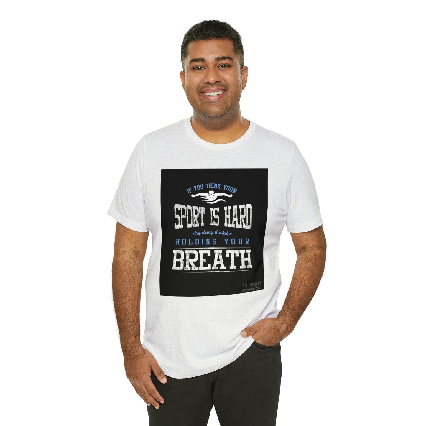 Swimmer's T-Shirt: Unisex Jersey Short Sleeve Tee