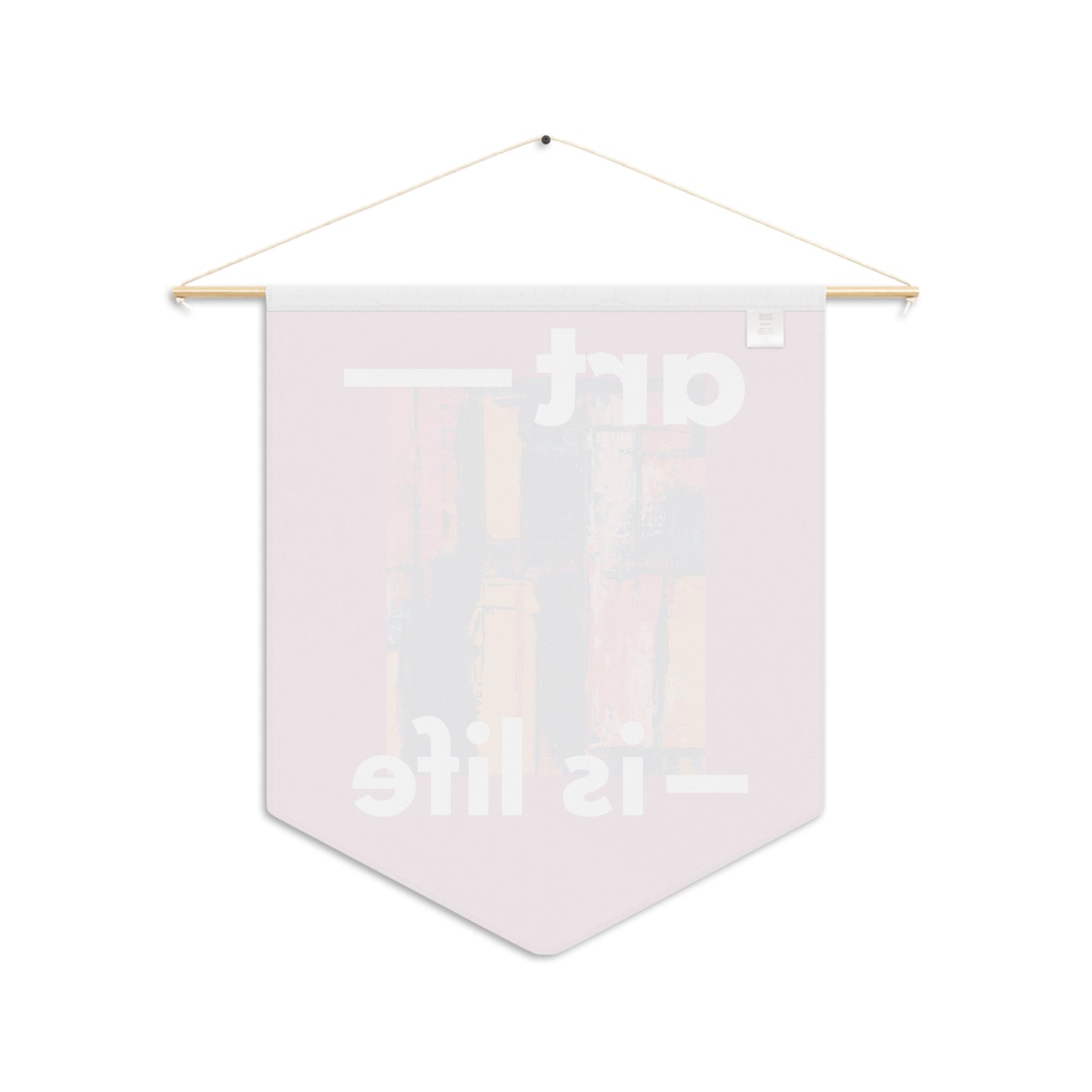 Pink Art Pennant