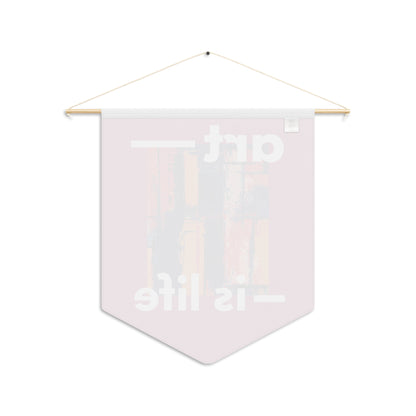 Pink Art Pennant