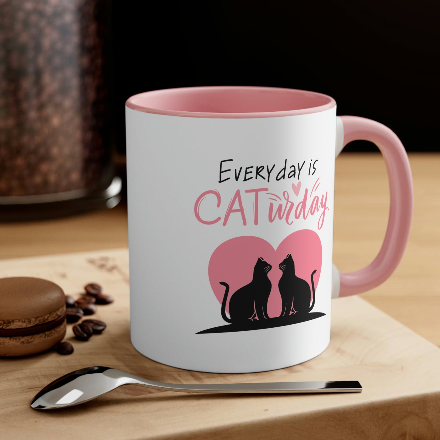 Saturday Caturday: Accent Coffee Mug, 11oz