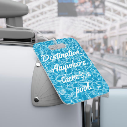 Swim/Pool Themed Luggage Tags