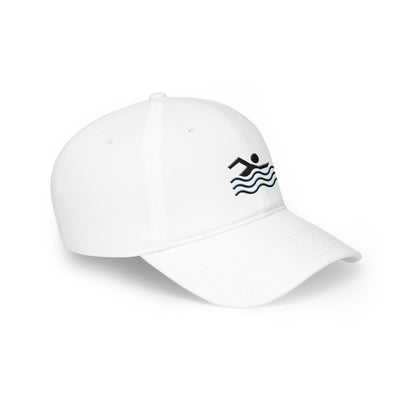 Swimmer Themed Hat: Low Profile Baseball Cap