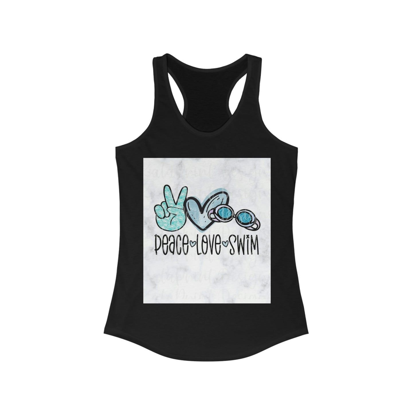 Swimmers T-Shirt: Women's Ideal Racerback Tank