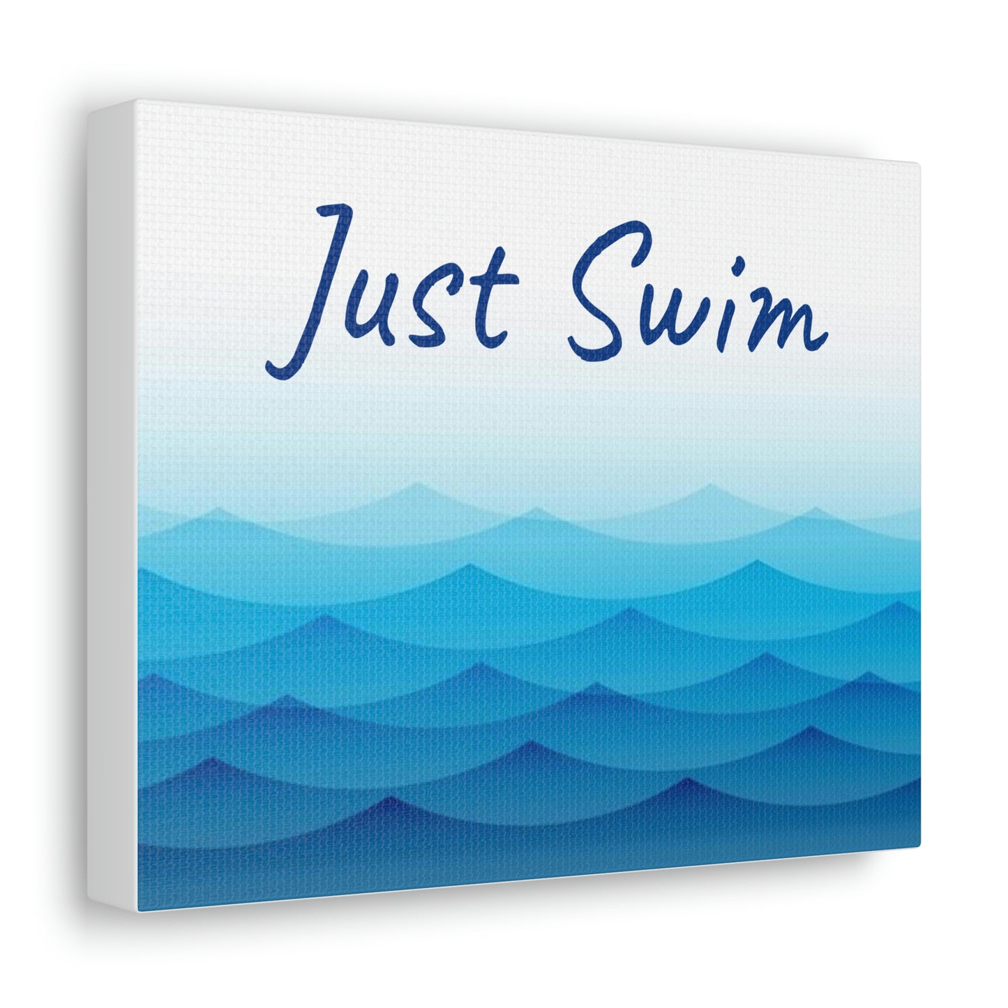 Swimmer Art: Canvas Gallery Wraps