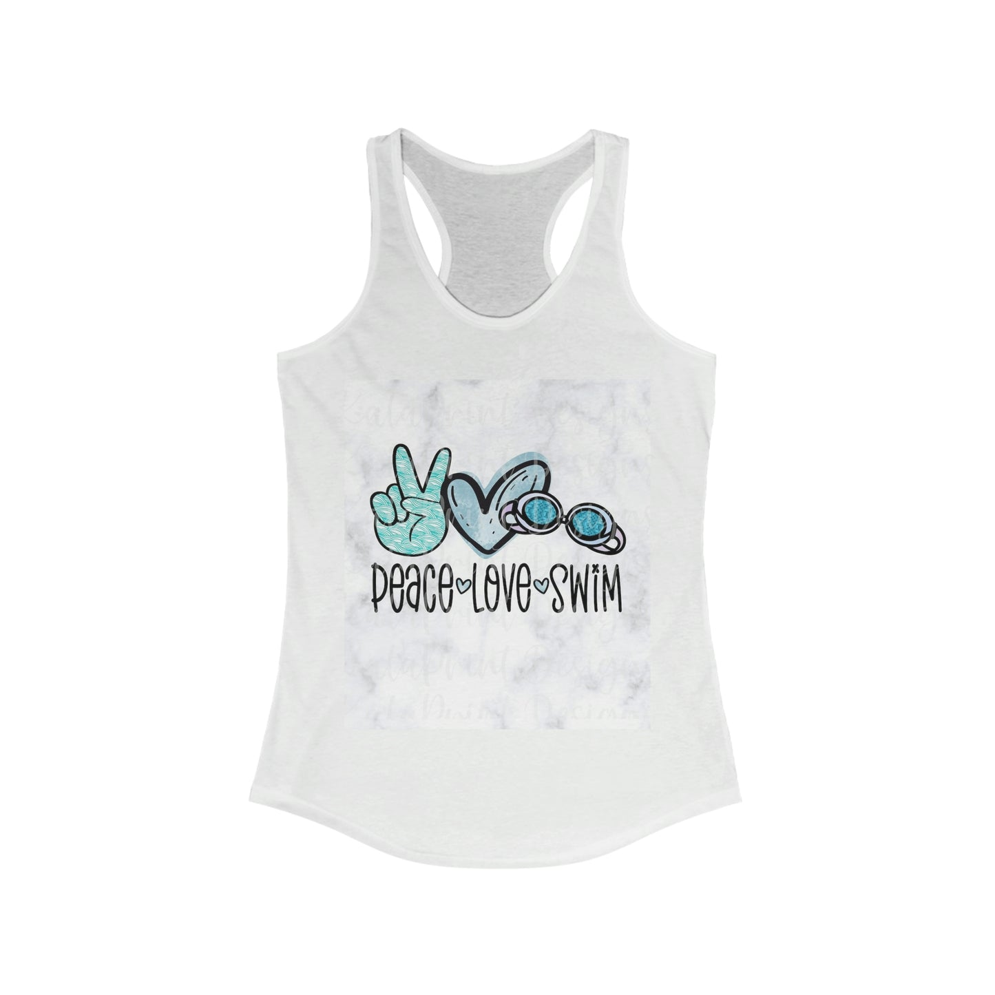 Swimmers T-Shirt: Women's Ideal Racerback Tank