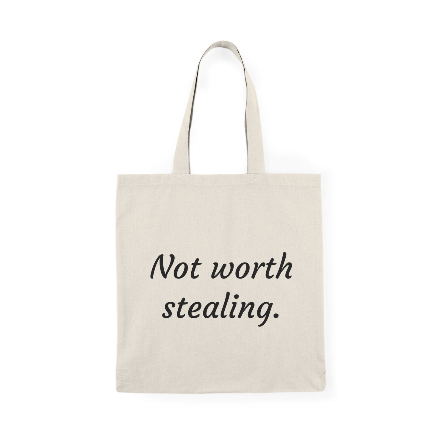 A Natural Tote Bag that is NOT worth stealing!