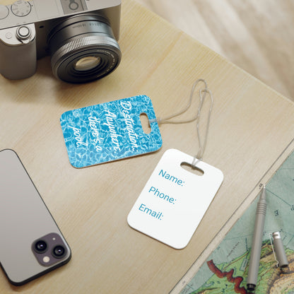 Swim/Pool Themed Luggage Tags