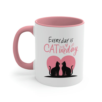 Saturday Caturday: Accent Coffee Mug, 11oz