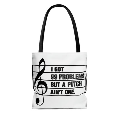 Music Themed Tote Bag (AOP)